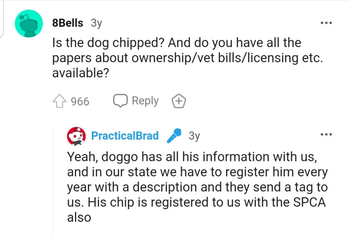 OP should ensure that they have all the necessary ownership documents, just in case...