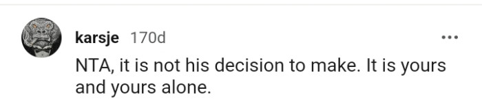 It is yours and yours alone