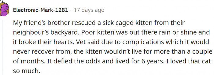 Other Redditors shared their daring rescue missions:
