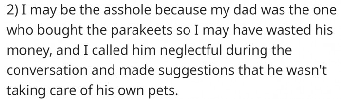 Another explanation: