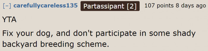 Most of them suggested getting Max fixed.