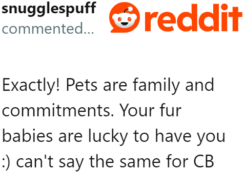 You spend money on pets like how you would spend money on family members.