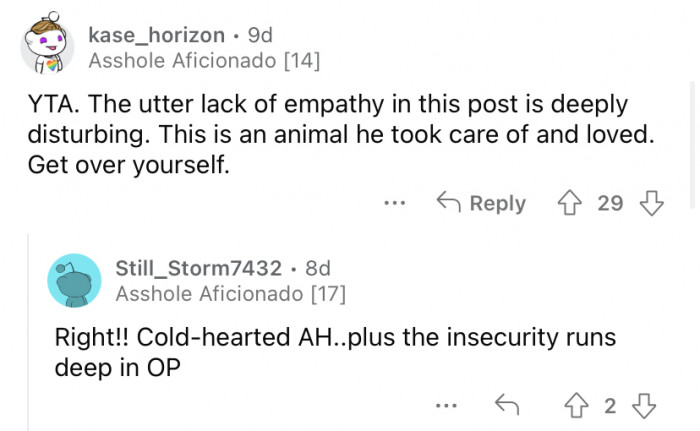 "Get over yourself."