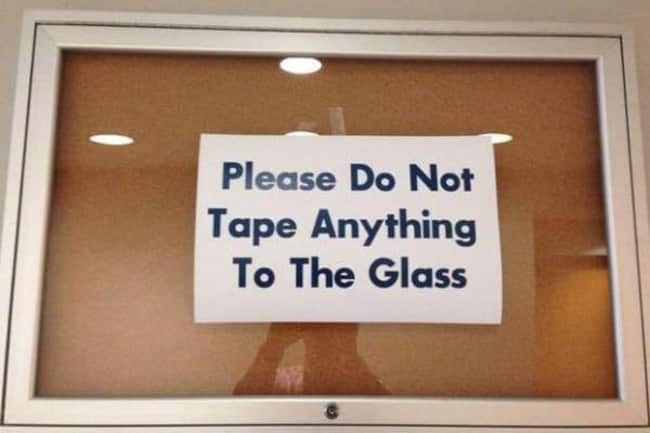 Not even this sign?