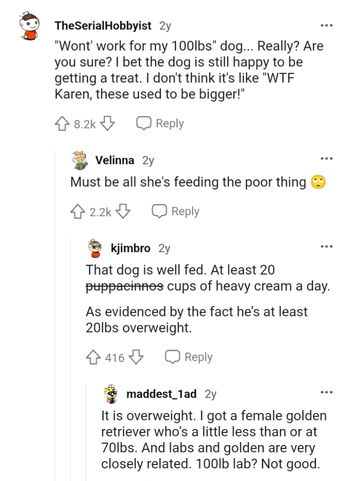 The Reddit post got more than a thousand comments and here are a bunch of them for you to read through below