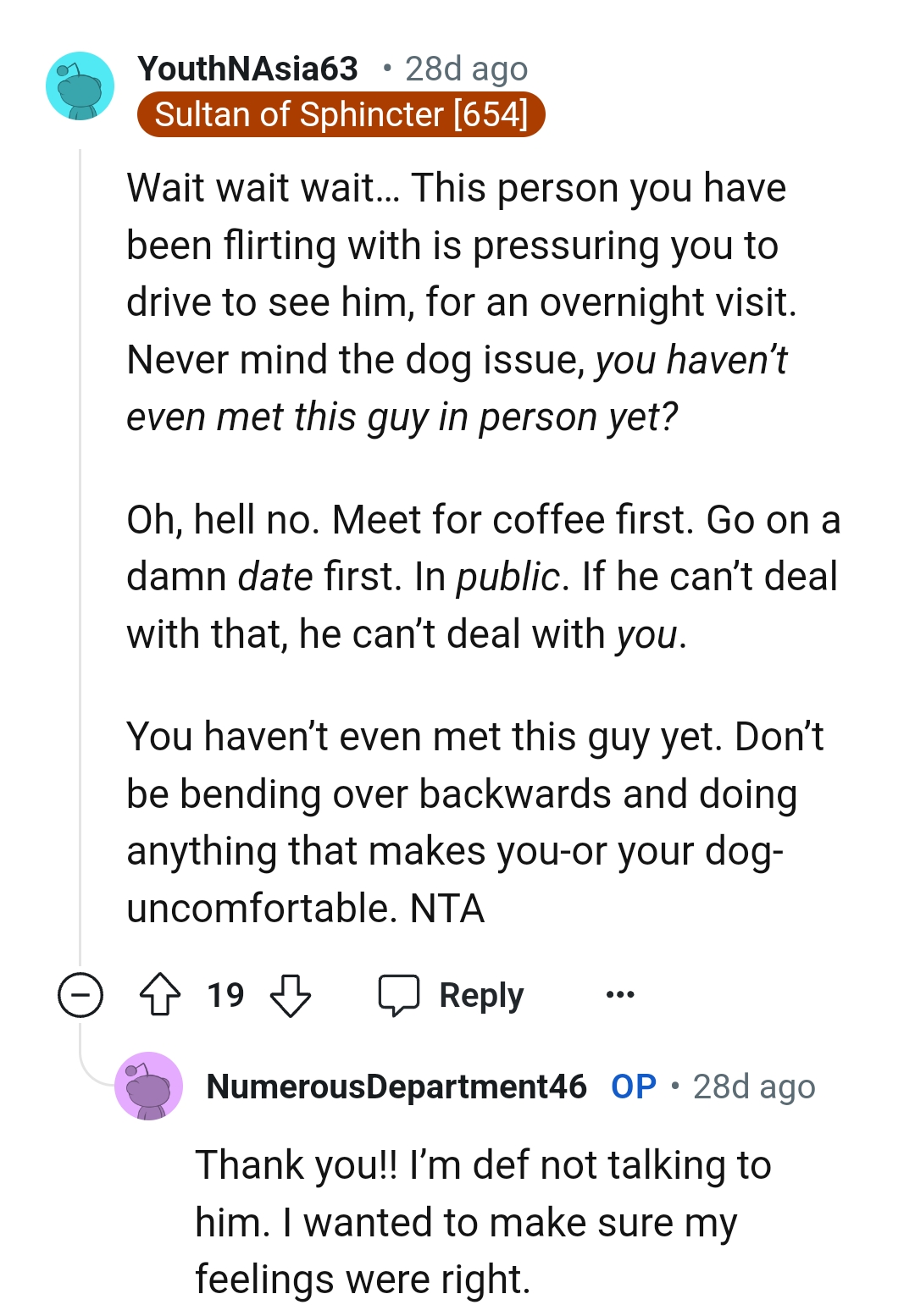 It's not about the dog