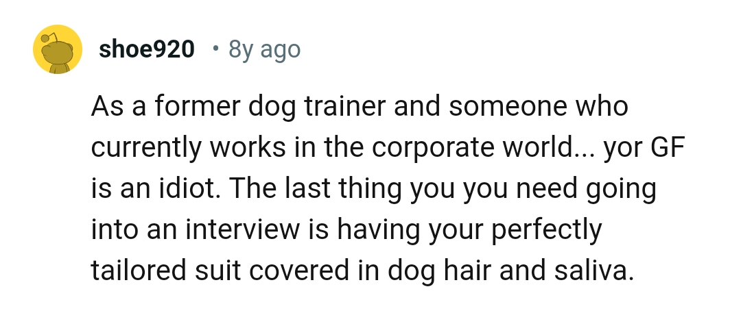 That's the last thing the OP needs