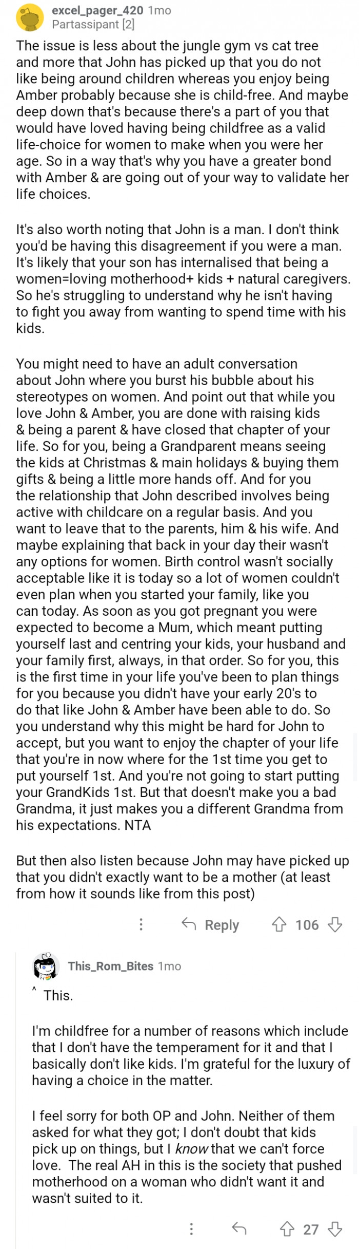 #16 Basically, John knew the life she always wanted?