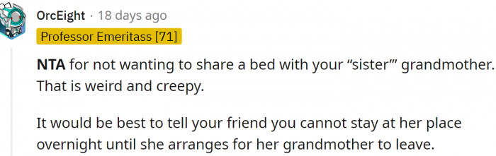 Weird and creepy it is