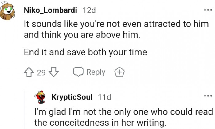 1. End it and save both your time