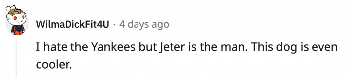 This person is obviously not a Yankees fan, but he is definitely a Jeter fan!