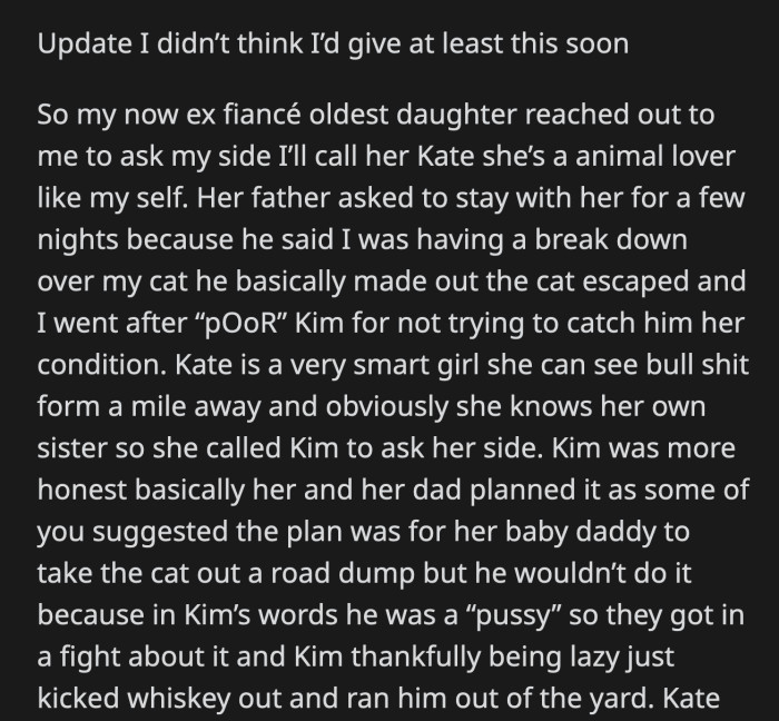 Through Her Fiancé's Older Daughter, OP Found Out That He Helped Kim Plan the 'Accident' All Along.