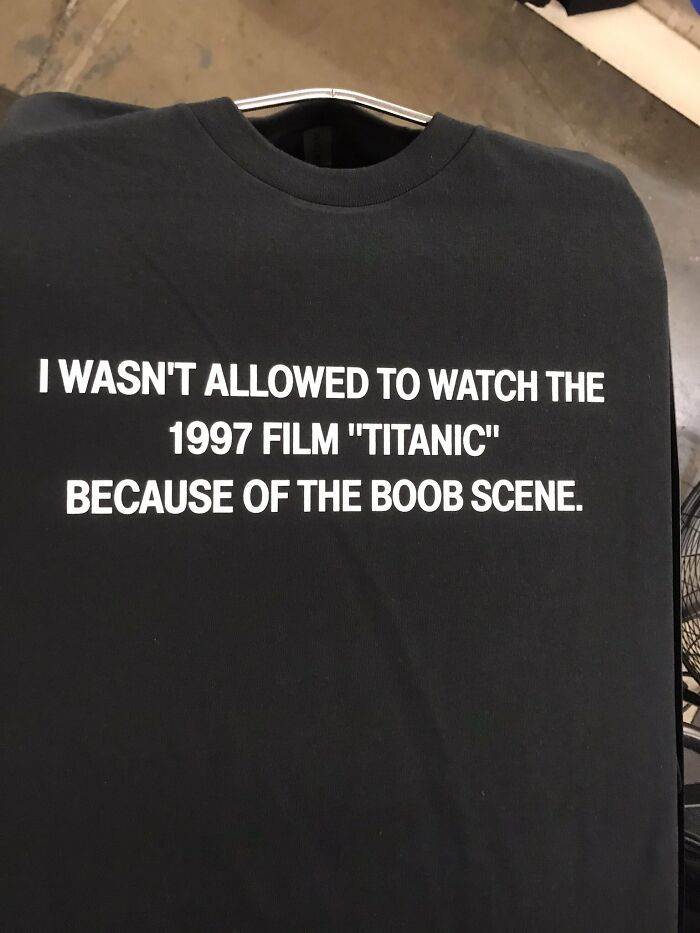 1. The boob scene in titanic?