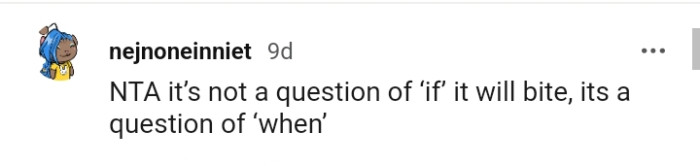 It's a Question of When It'll Bite