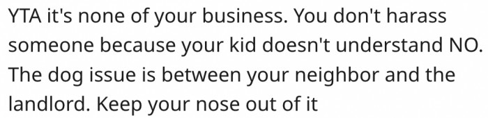 24. It should be a matter between the neighbor and the landlord.