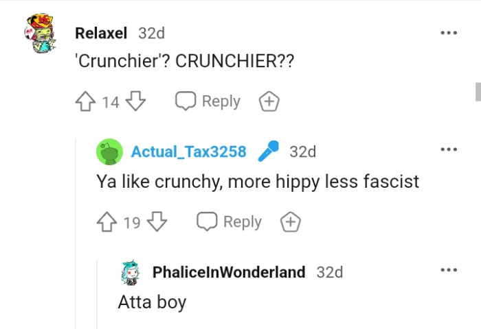 Want to know what the crunchier means?
