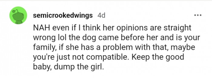 Maybe you both are just not compatible