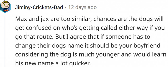 Max and Jax are too similar.