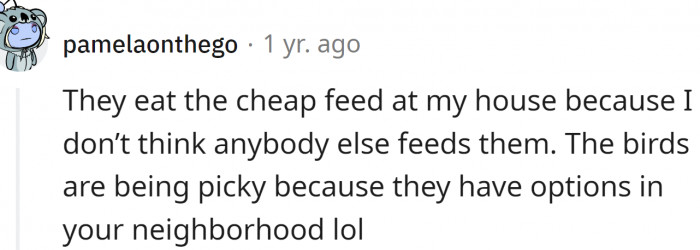 It is nice to have options: