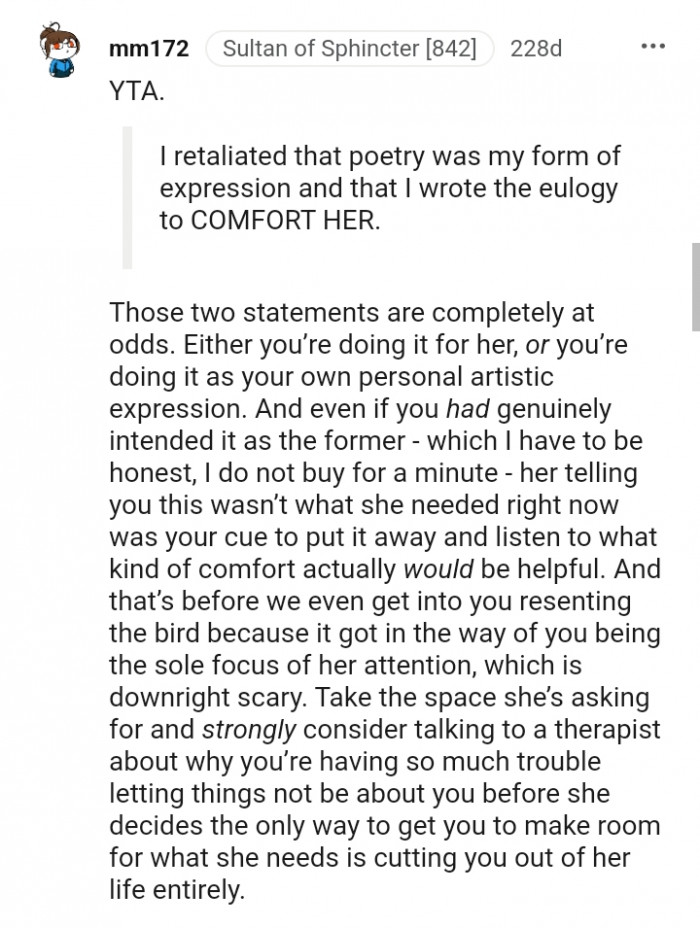 Those two statements are completely at odds