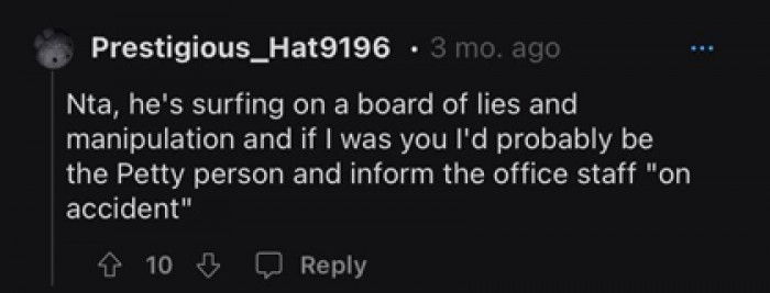 How manipulative! Enough with all the excuses.