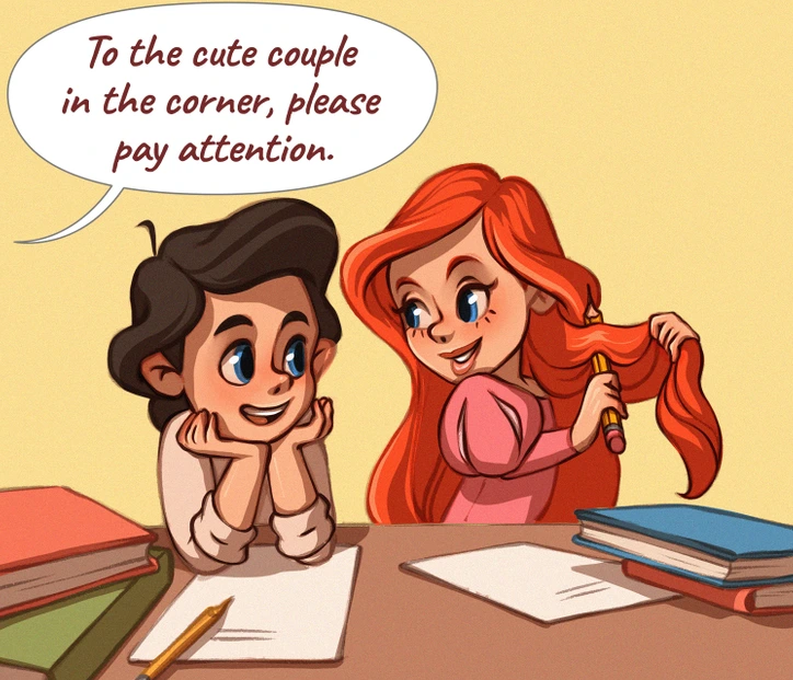 9. Ariel would still be clueless about the existence of combs, preferring to rock her signature ocean-inspired hairdo!