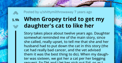 Woman Shares Funny Story Of Their "Satan In Disguise" Cat Who Put Her Gropey MIL In Her Rightful Place