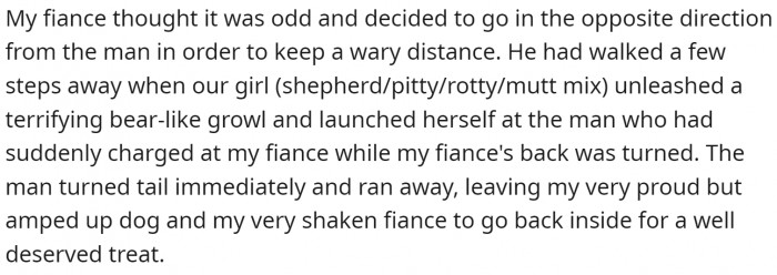 She really deserved that treat