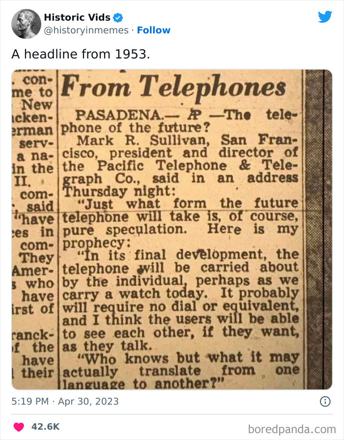 46. Telephone of the future