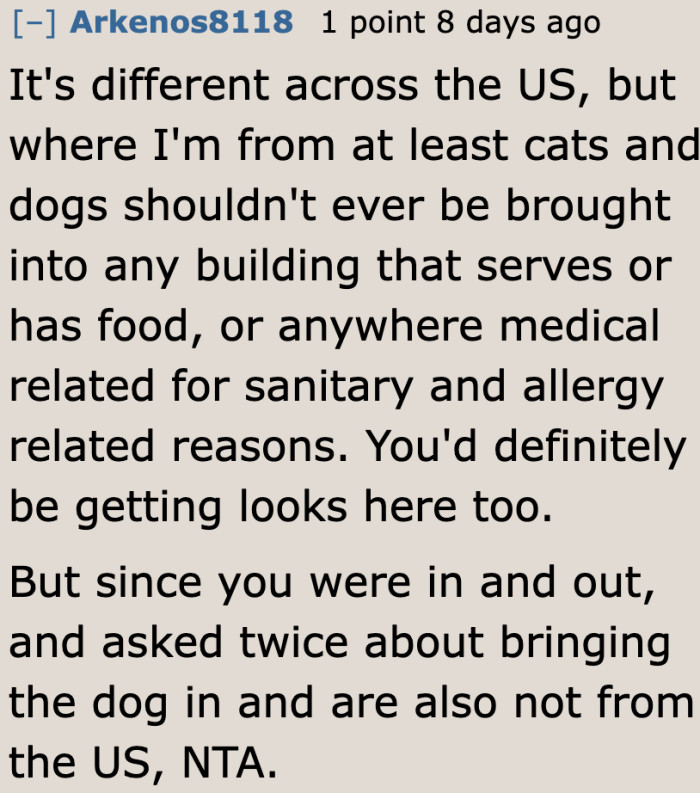 Even in the US, rules about pets still vary from one location to another.
