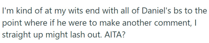 The Writer is afraid he might lash out, ruining their friendship.