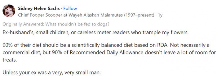 The first answer was kind of funny: