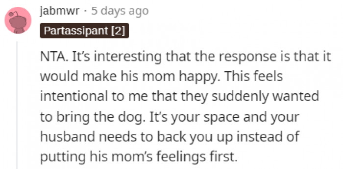 It's hard for the fiancé to pick a side, apparently.