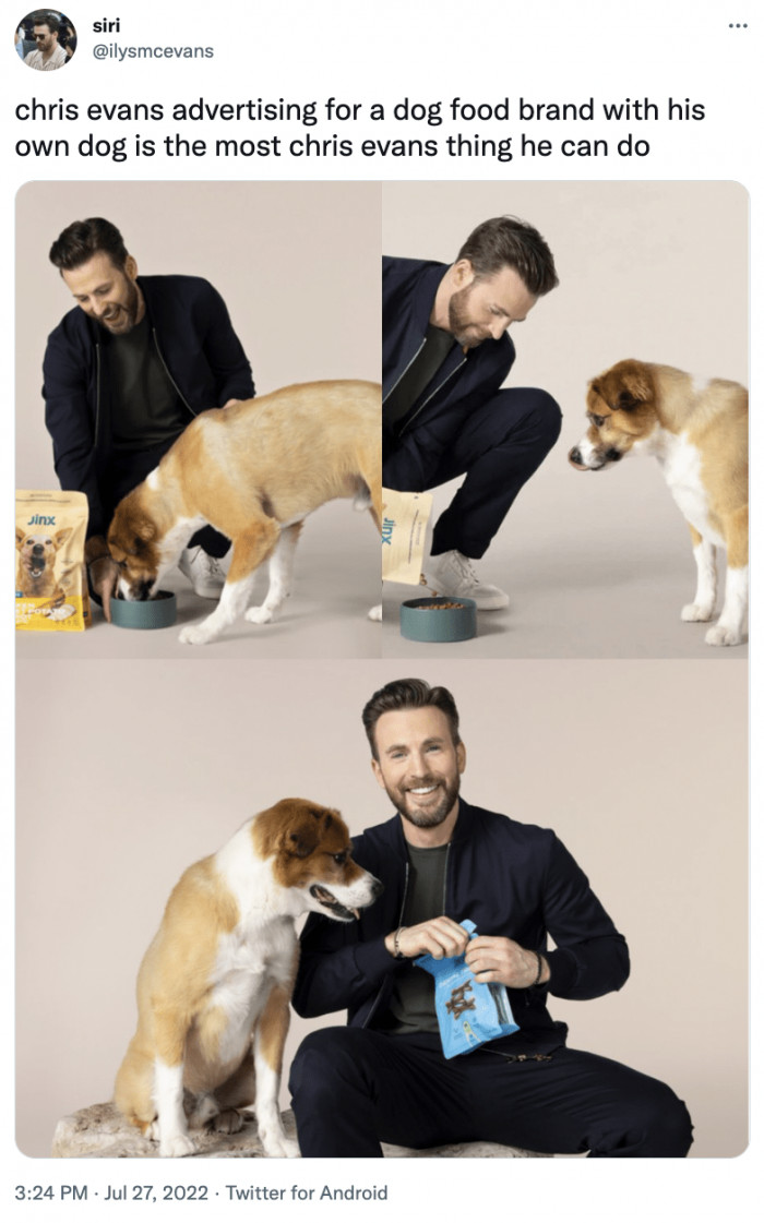 8. Chris Evans and Dodger