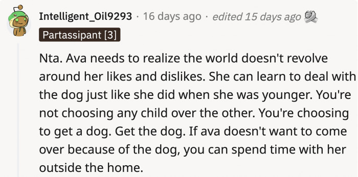 Immediately, Redditors jumped to the conclusion of OP’s daughter’s narcissism