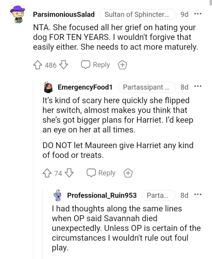 The OP's neighbor clearly needs to act more maturely, as this Redditor won't forgive such an act easily.