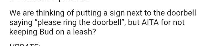 So am I at fault here?