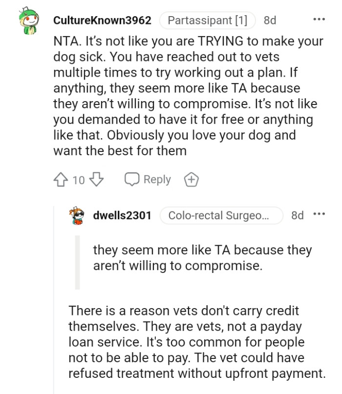 They are not willing to compromise