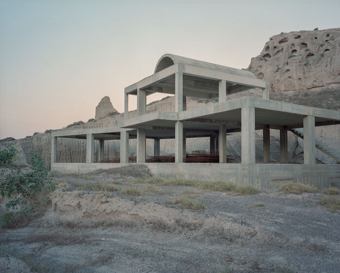“Unfinished Residence, Santorini, Greece” By Chris Round