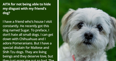 Redditor Asks If It's Wrong For Failing To Hide How Disgusted They Are Of Their Friend's Dog Breed
