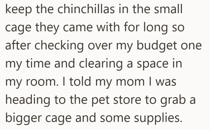 She tried to act fast, before a temporary setup turned into a long-term problem.