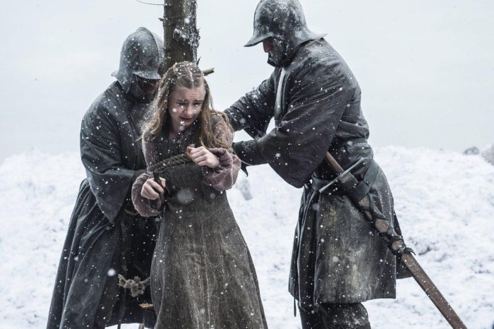 Shireen Baratheon: Burned at the stake by her father