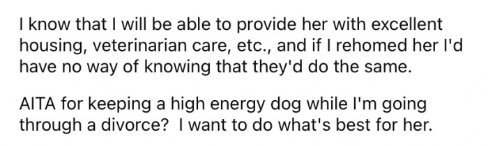 So, she asked the Reddit community for advice.