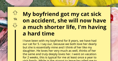 8-Year Relationship In Jeopardy As Boyfriend Accidentally Gets GF's Cat Sick, Thereby Shortening Its Life