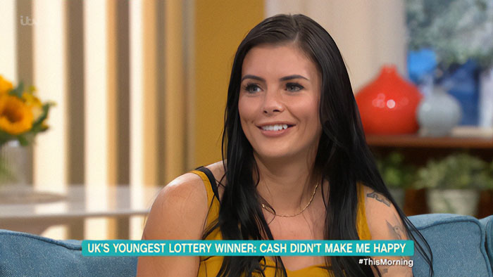 Britain's youngest lottery winner, Callie Rogers, shares a life update 20 years after her teenage win.