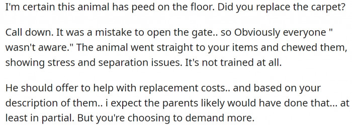 They made some good points: