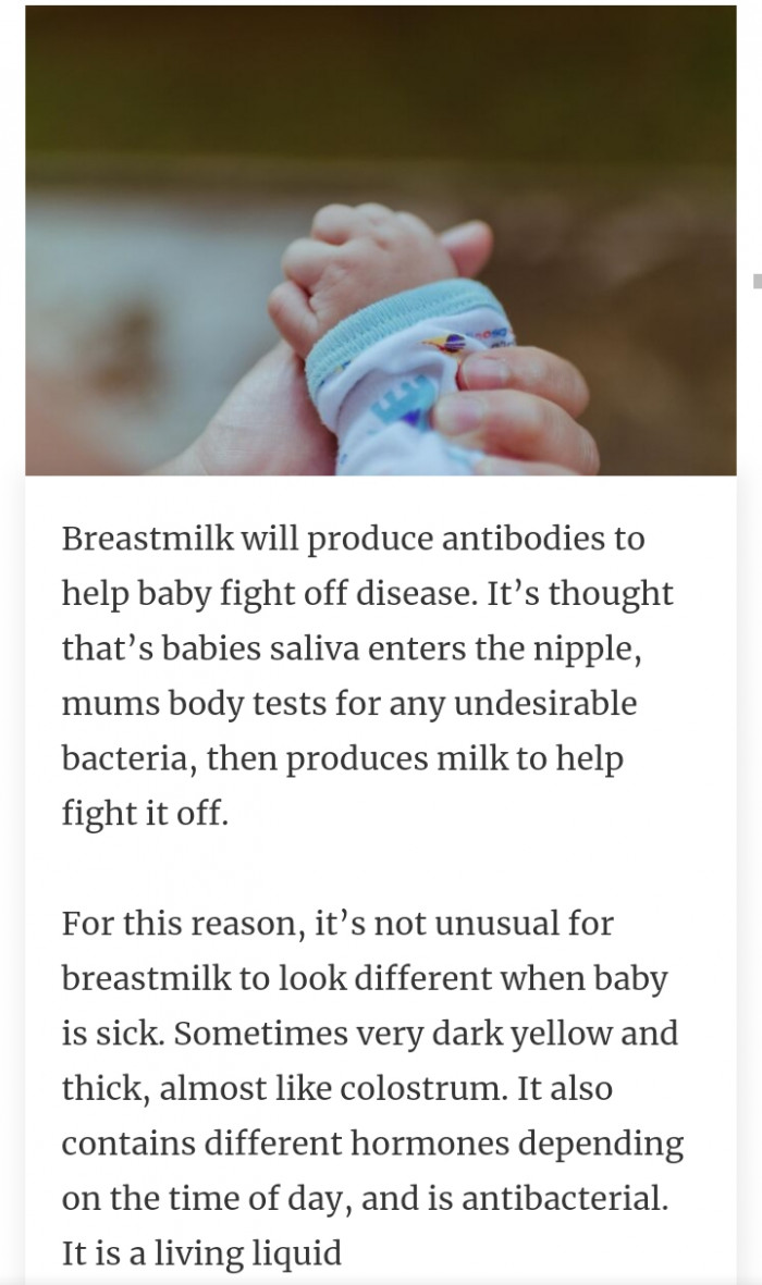 5. The magic of breast milk