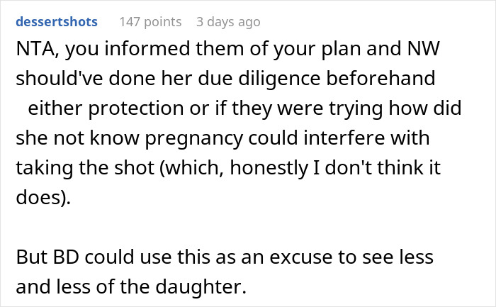 Using it as an excuse