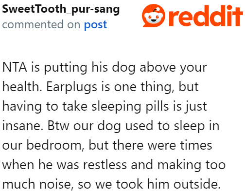 The boyfriend has the wrong priorities.