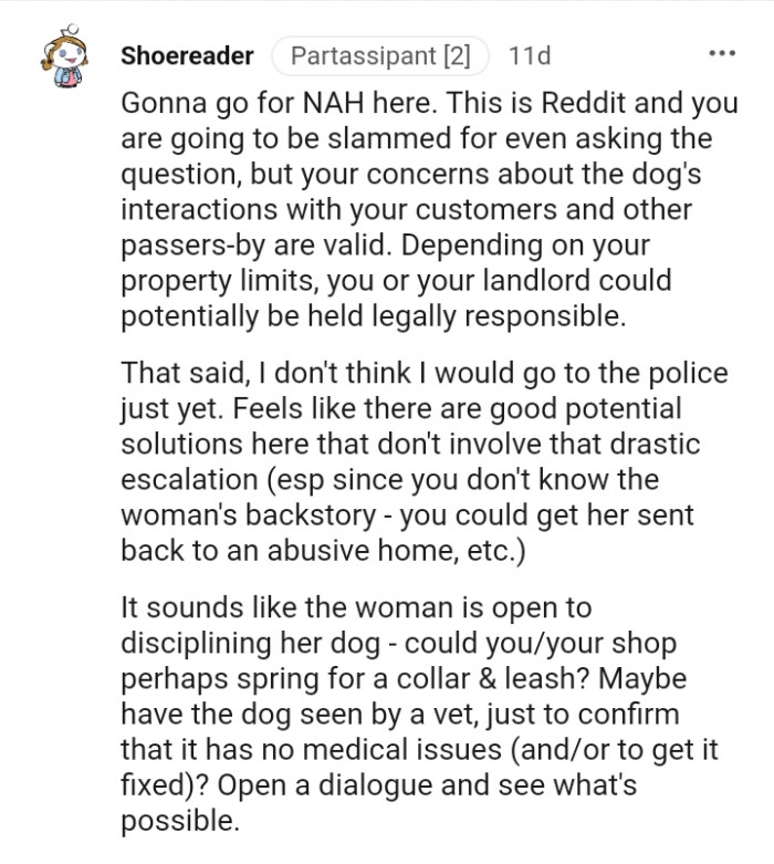 I don't think I would go to the police just yet